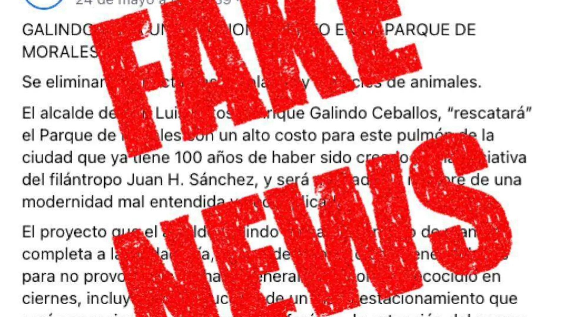 páginas falsas en Gobierno Mpal